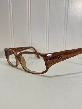Ray-Ban FRAMES ONLY! - RB4055 689 - Brown Havana Eyeglass Frames - Made in Italy